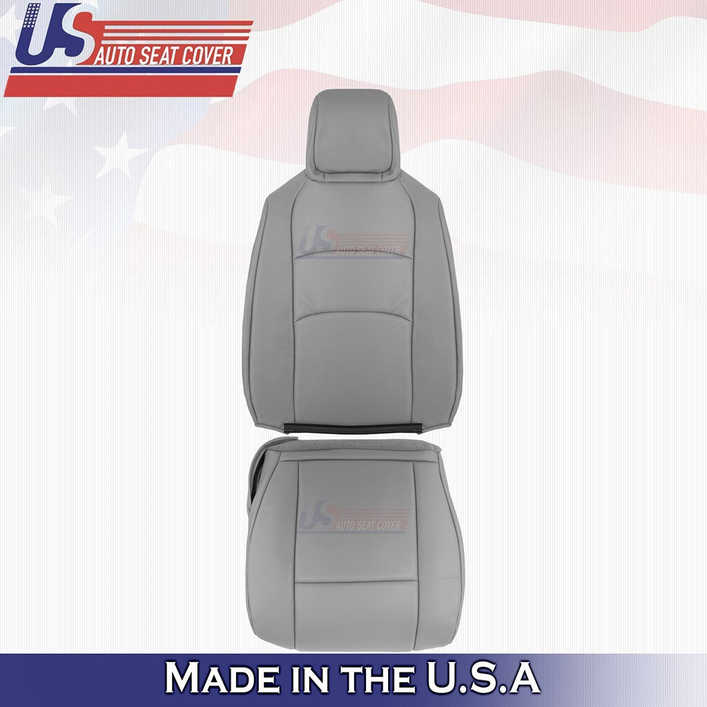 2009 to 2014 Fits Ford E350 E450 E550 Van Driver Bottom & Top Vinyl Cover Gray