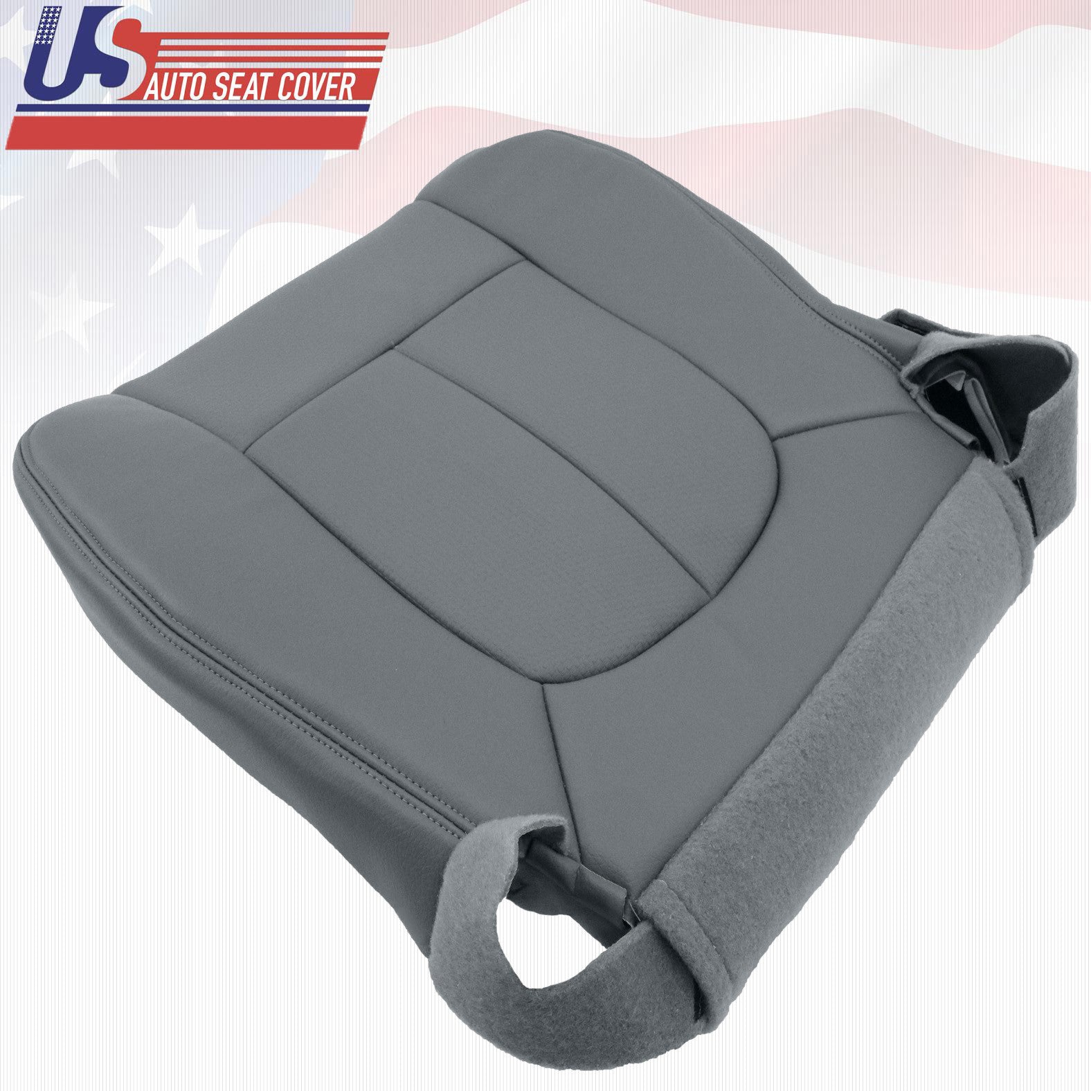 2011 Ford F150 Work Truck Driver Bottom Vinyl Replacement Seat Cover GRAY