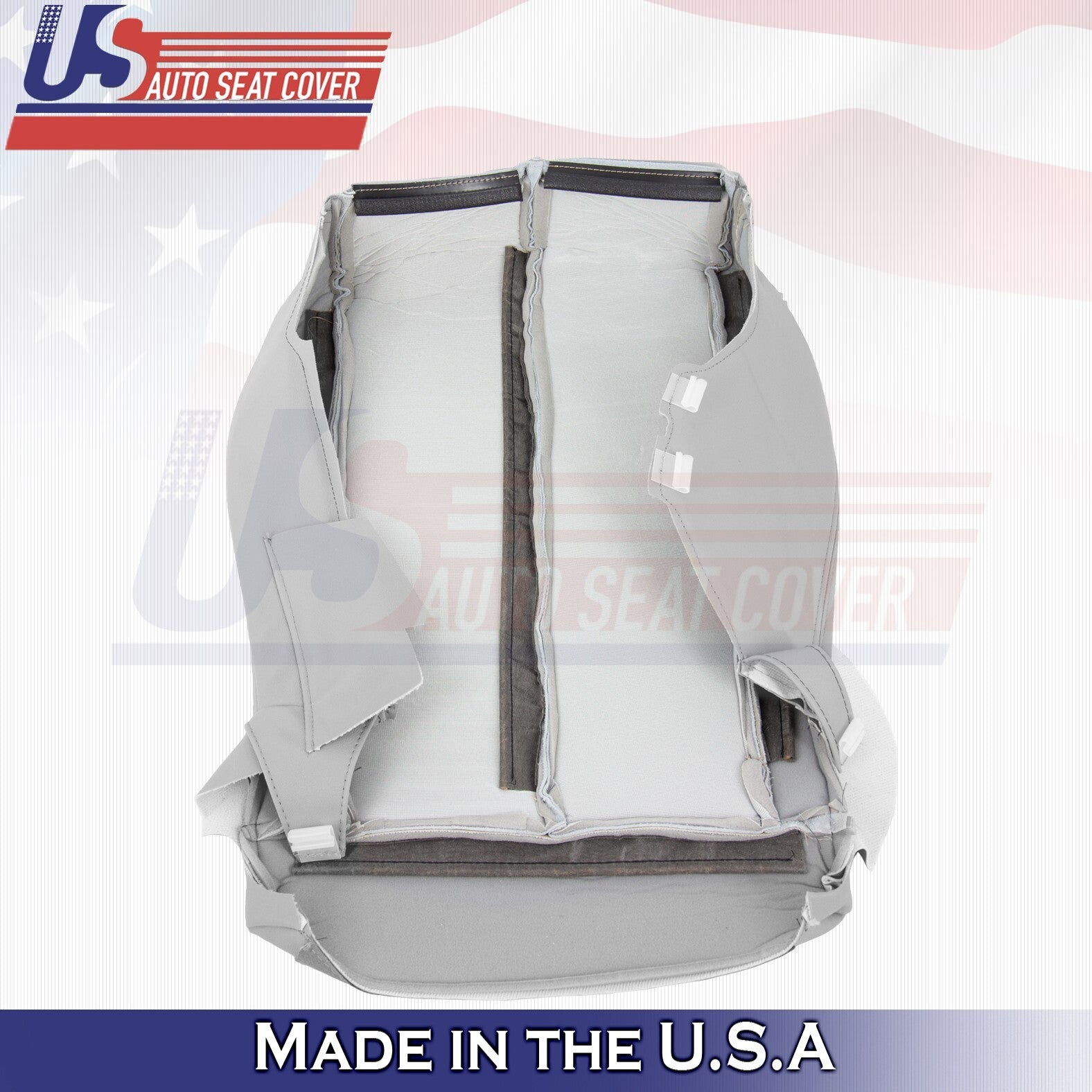 2011 to 2014 Fits Toyota Sienna Driver Bottom Leather Seat Cover Light Gray