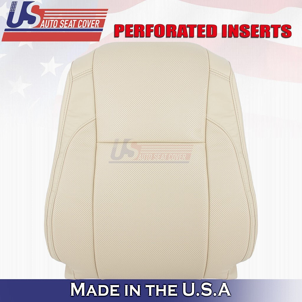 2017 2018 2019 Fits Toyota Highlander Passenger Top & Bottom Leather Cover Tan
