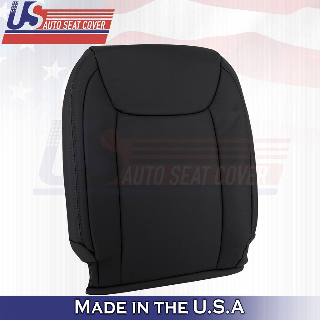2005-2010 FOR Toyota Sienna Passenger Bottom & Top Leather Seat Cover Black
