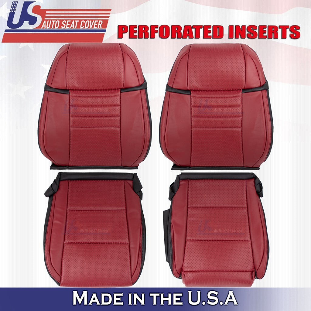 2017 2018 2019 2020 Fit Lexus GS350 F-Sport Set Tops & Bottoms Leather Cover Red