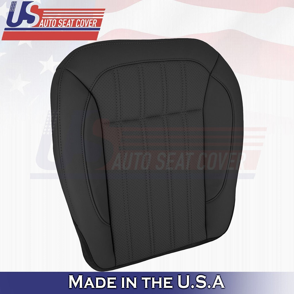 2016-2018 For Mercedes Benz GLE350 400 Passenger Bottom Leather Seat Cover Black