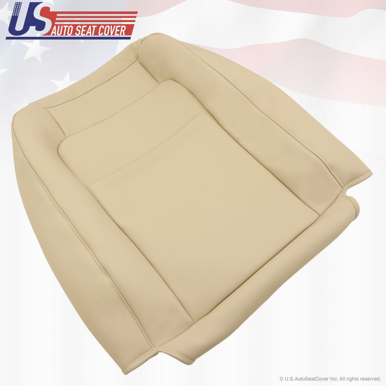 2003 2004 Lincoln Navigator Driver Upper Back Replacement Leather Seat Cover TAN