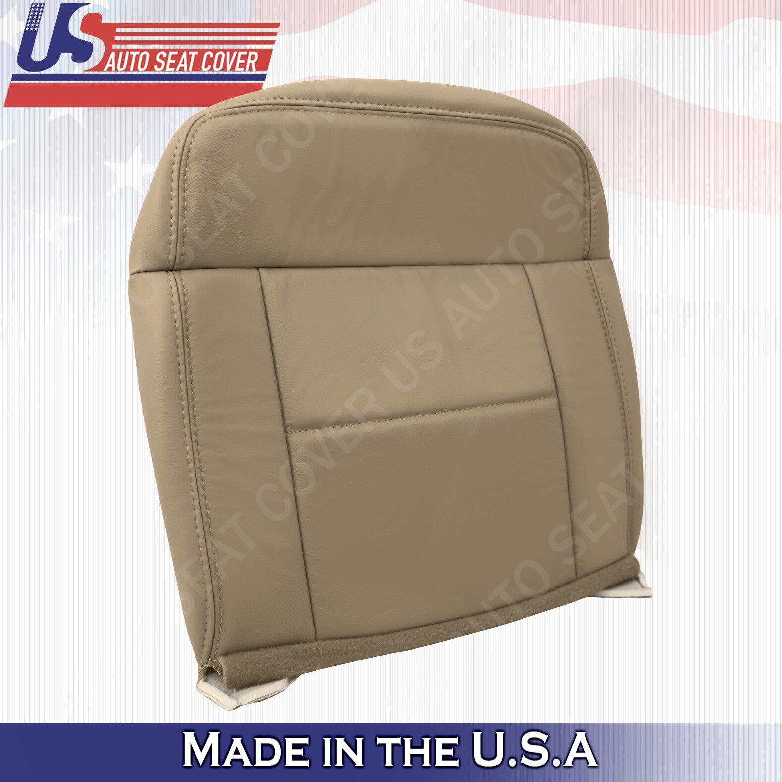 2005 2006 2007 2008 Fits Ford F150 Lariat Rear Bottoms Leather Seat Cover Tan