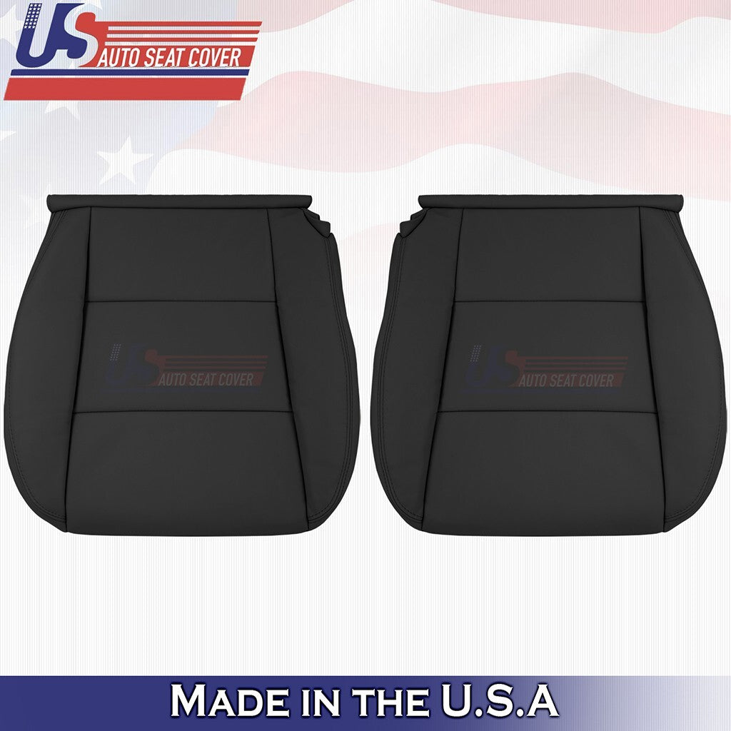 2013 to 2018 Fits Toyota Avalon XLE Front Set Tops &Bottoms Leather Cover Black