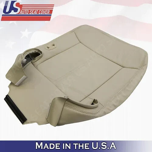 2003 to 2011 For Lincoln Town Car Driver Side Bottom Leather Seat Cover Tan