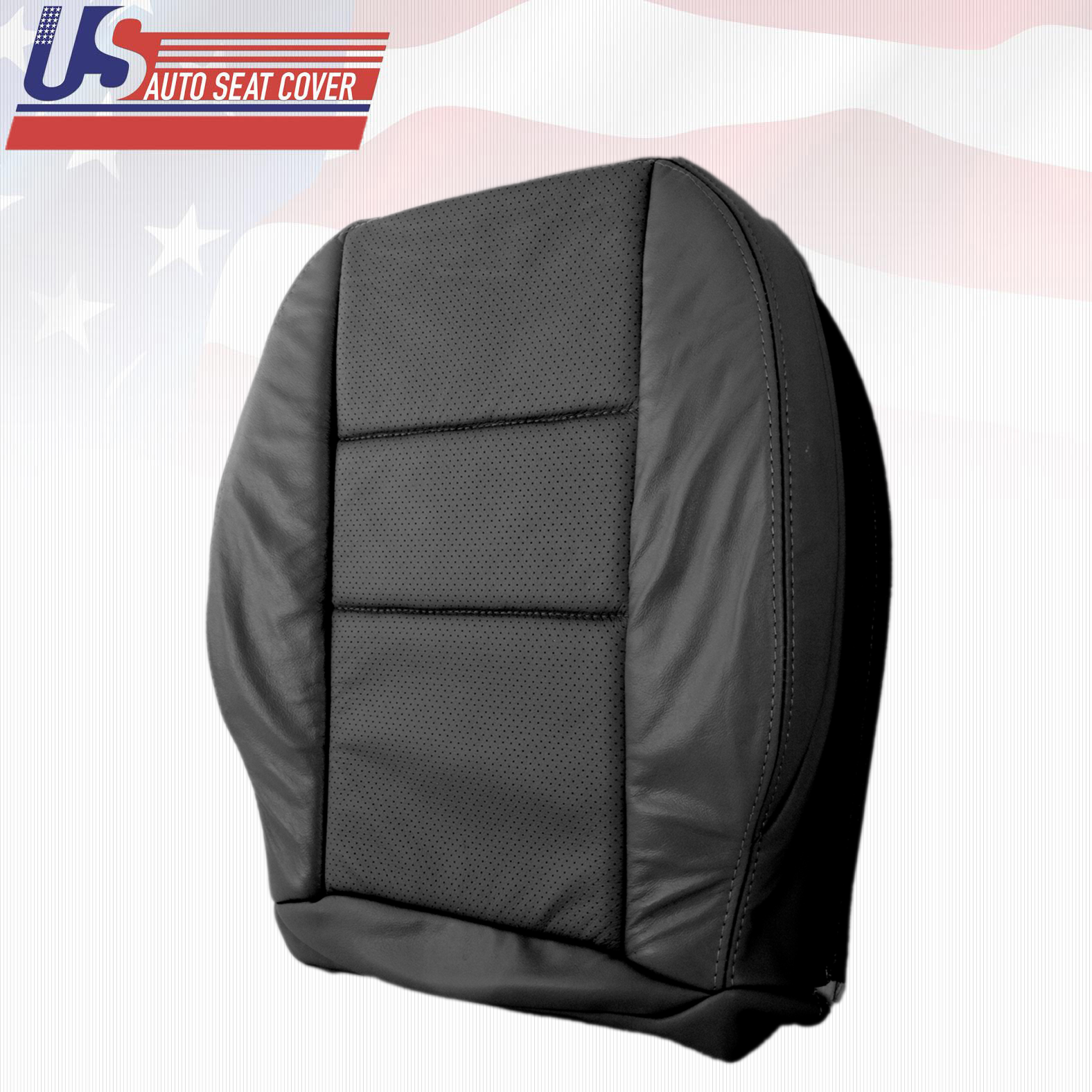 Fits 2008 TO 2014 Mercedes Benz C350 Passenger Bottom Leather Seat Cover Black