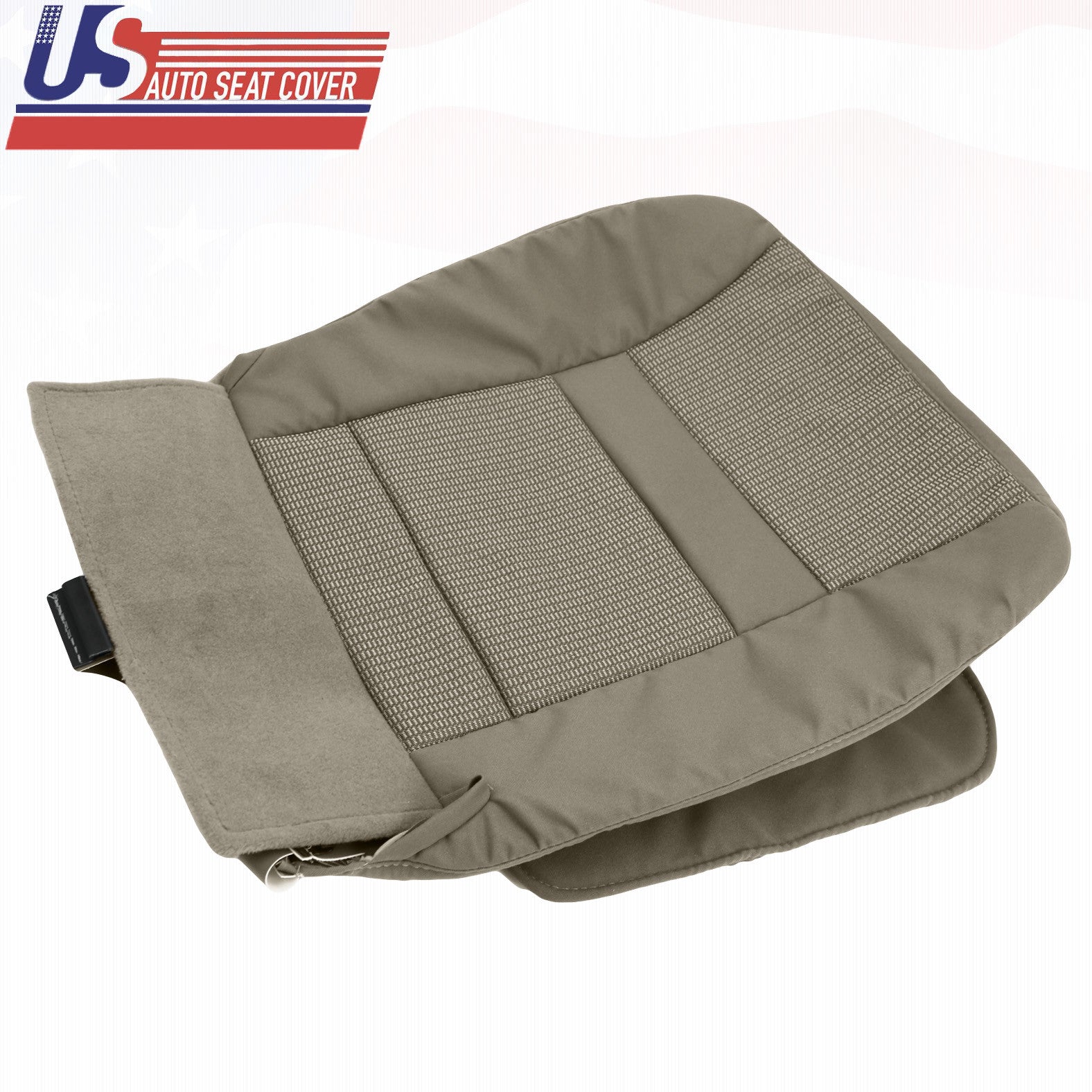 Driver Bottom Cloth Seat Cover 2009 2010 For Dodge Ram 2500 3500 Color Med Tan