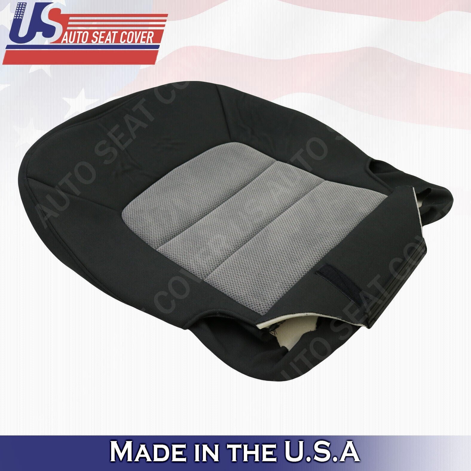 2003 to 2006 Fits Ford Expedition XLT Passenger Bottom Cloth Seat Cover Gray