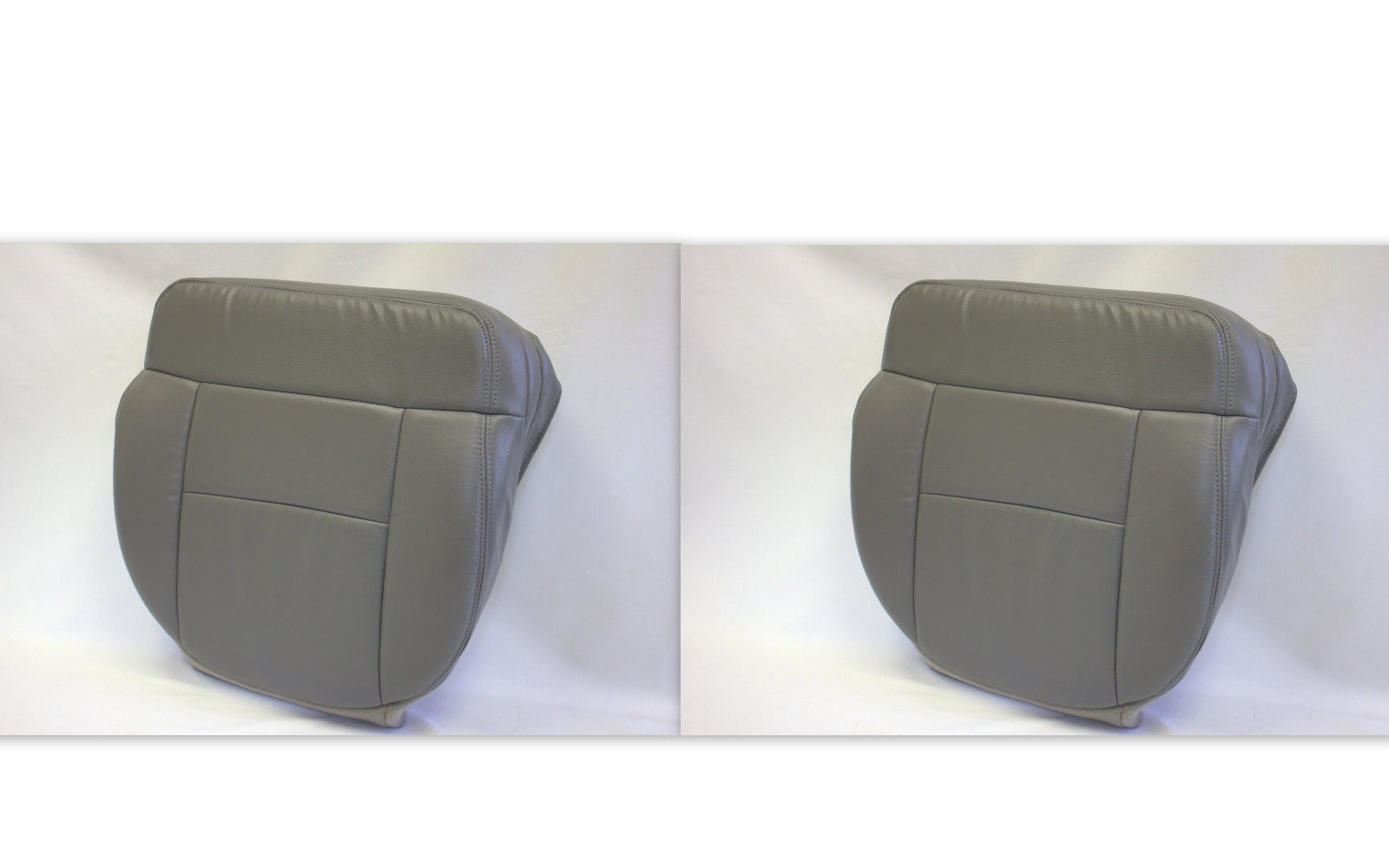 2004 2005 2006 2007 2008 Ford F150 Driver Passenger Bottom Seat Cover Gray Vinyl