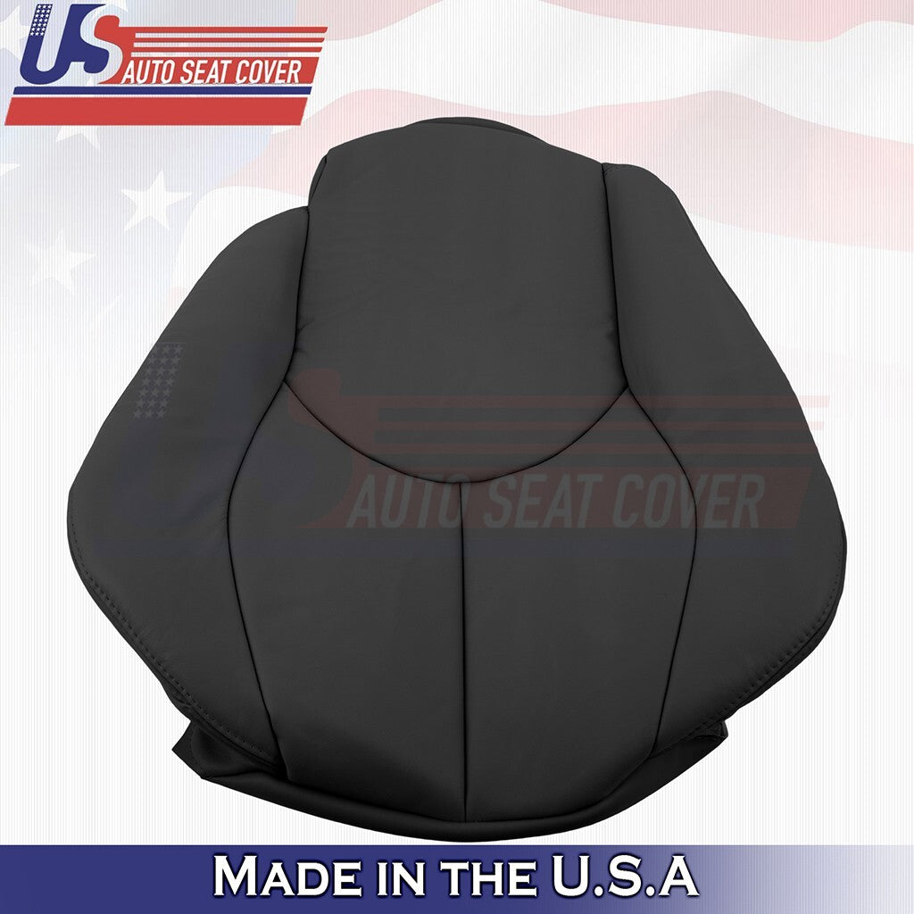 1996 to 2002 Fits Mercedes Benz SL320 Passenger Top &Bottom Leather Cover Black