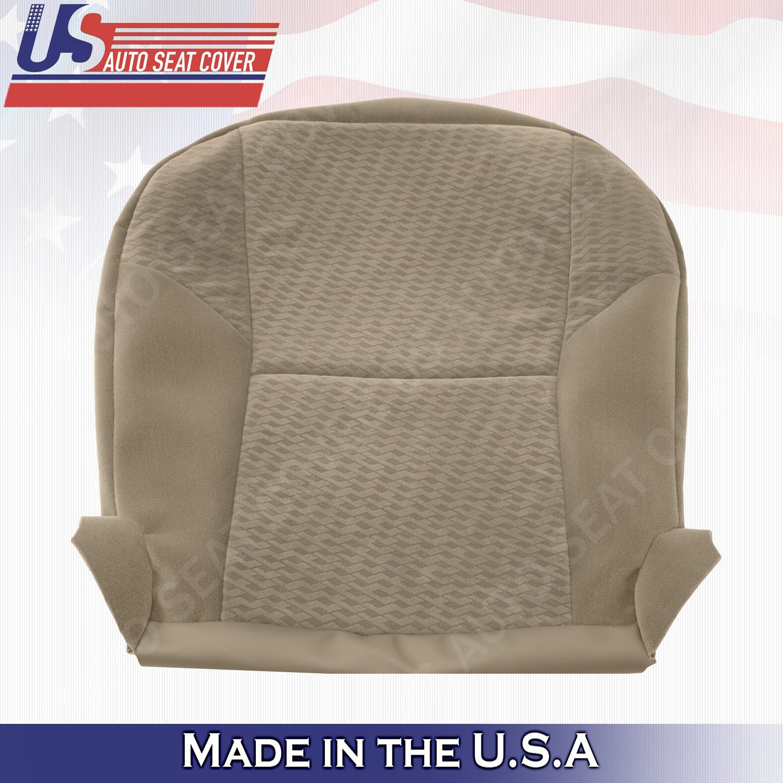 Fits 2009 2010 2011 Toyota Tacoma Driver -Passenger Bottom Cloth Seat Cover Tan
