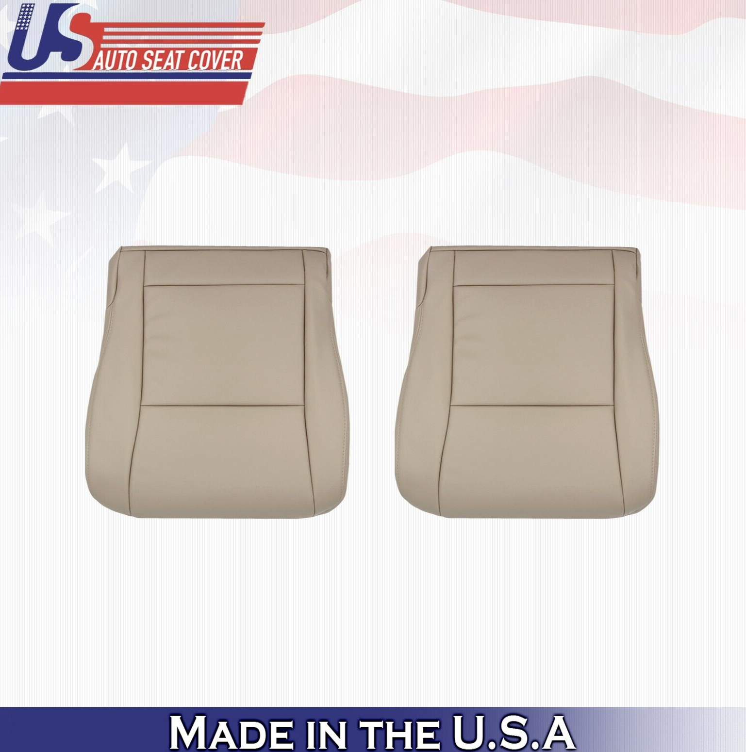 1997 For Lexus LX450 Front Driver & Passenger Bottom Leather Seat Covers Tan