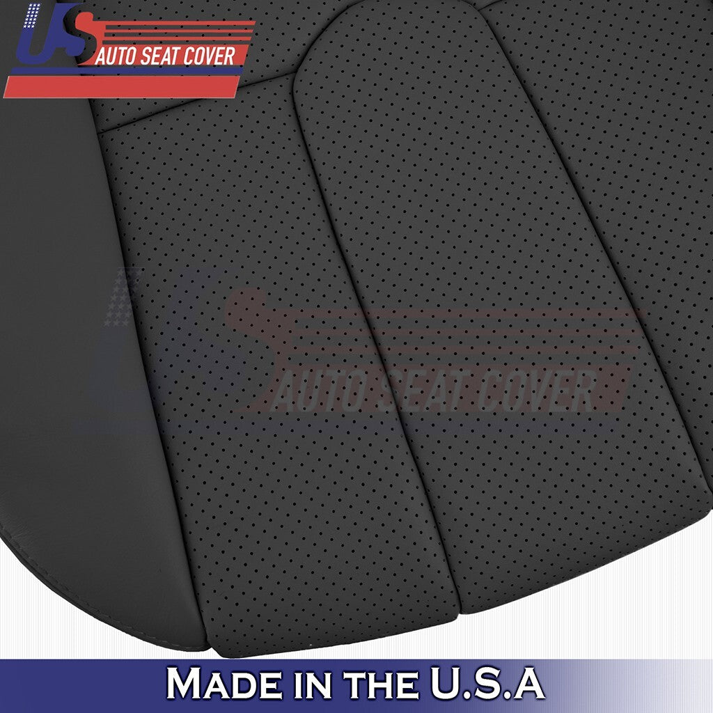 2003 2004 2005 Fits Infiniti G35 Coupe Front Set 2x Bottoms Leather Cover Black