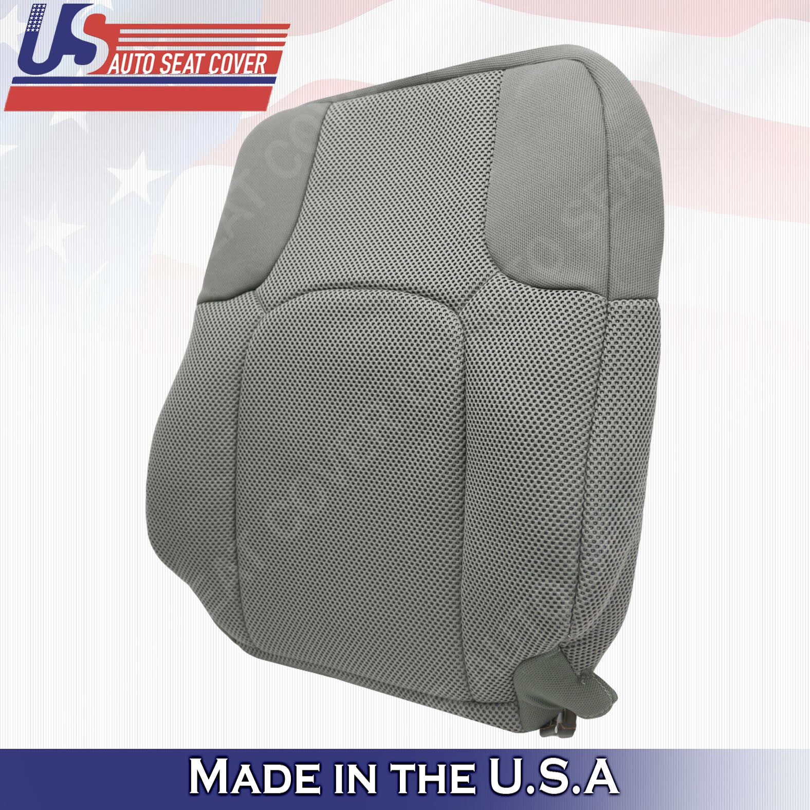 Fits For Nissan Frontier 2005 to 2019 Driver Top Cloth Seat Covers Steel Gray