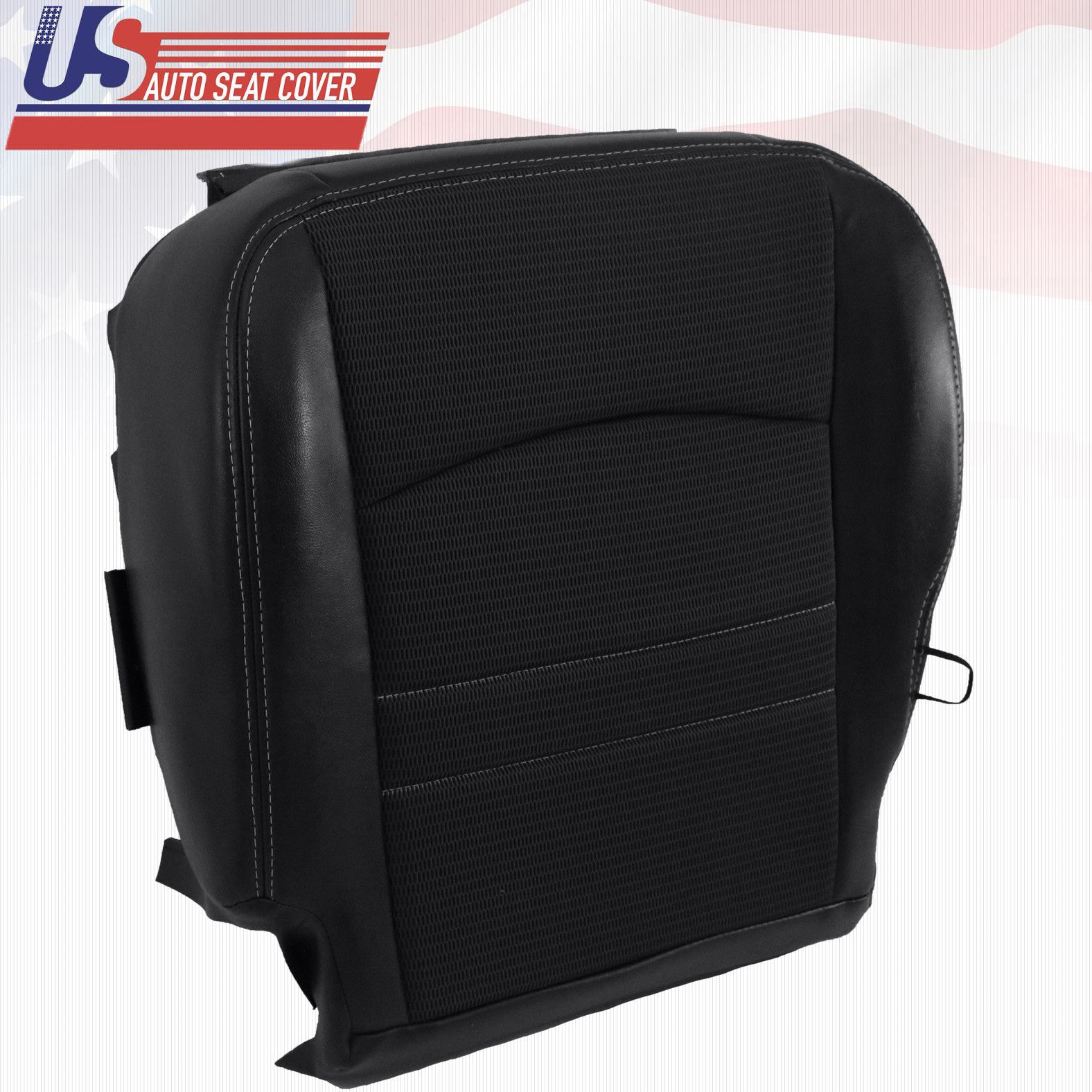 2009 2010  For Dodge Ram Sport Driver&Passenger Bottom Cloth/Vinyl Cover Dk Gray