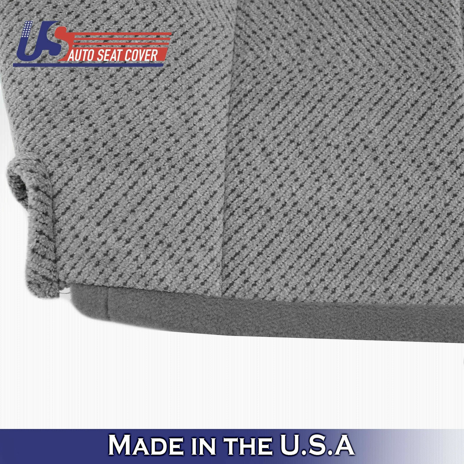 1995 to 1999 For Chevy Silverado Passenger side Bottom Cloth Seat Cover in Gray