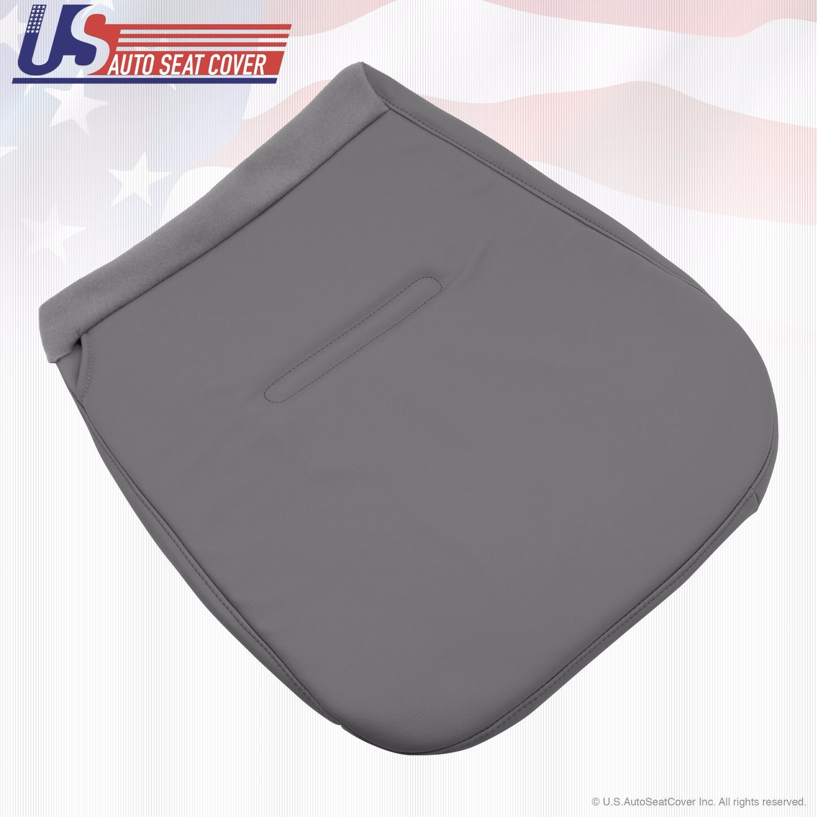 2002 2003 Ford F250 XL Work Truck Driver & Passenger Bottom Vinyl Seat Cover GRY