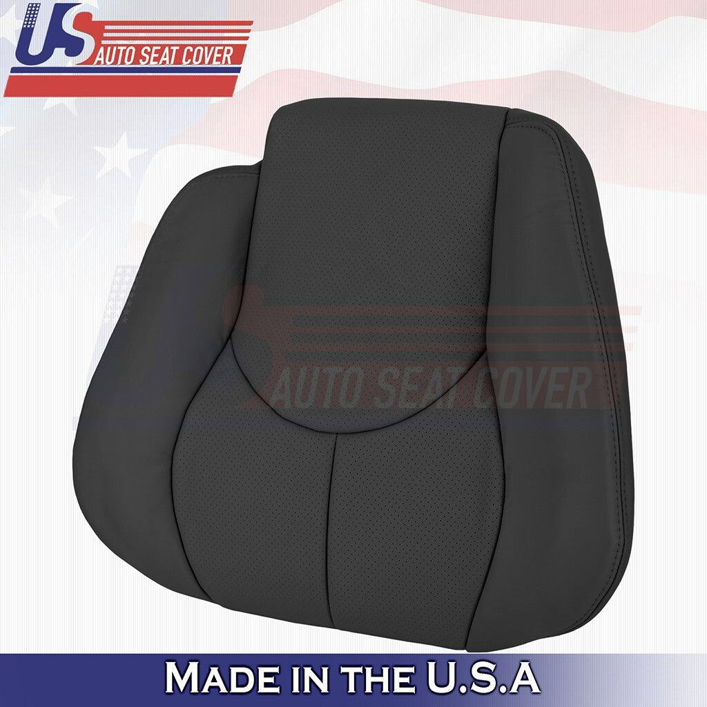 1996 to 2002 Fits Mercedes Benz SL600 RIGHT Bottom & Top Perf Leather Cover BLK