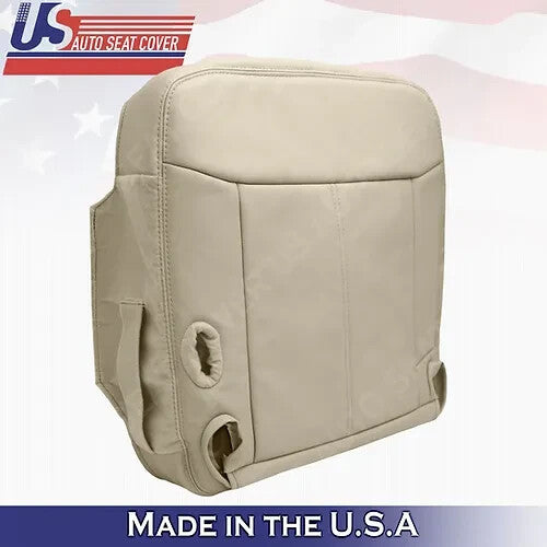2003 to 2011 For Lincoln Town Car Driver Side Bottom Leather Seat Cover Tan