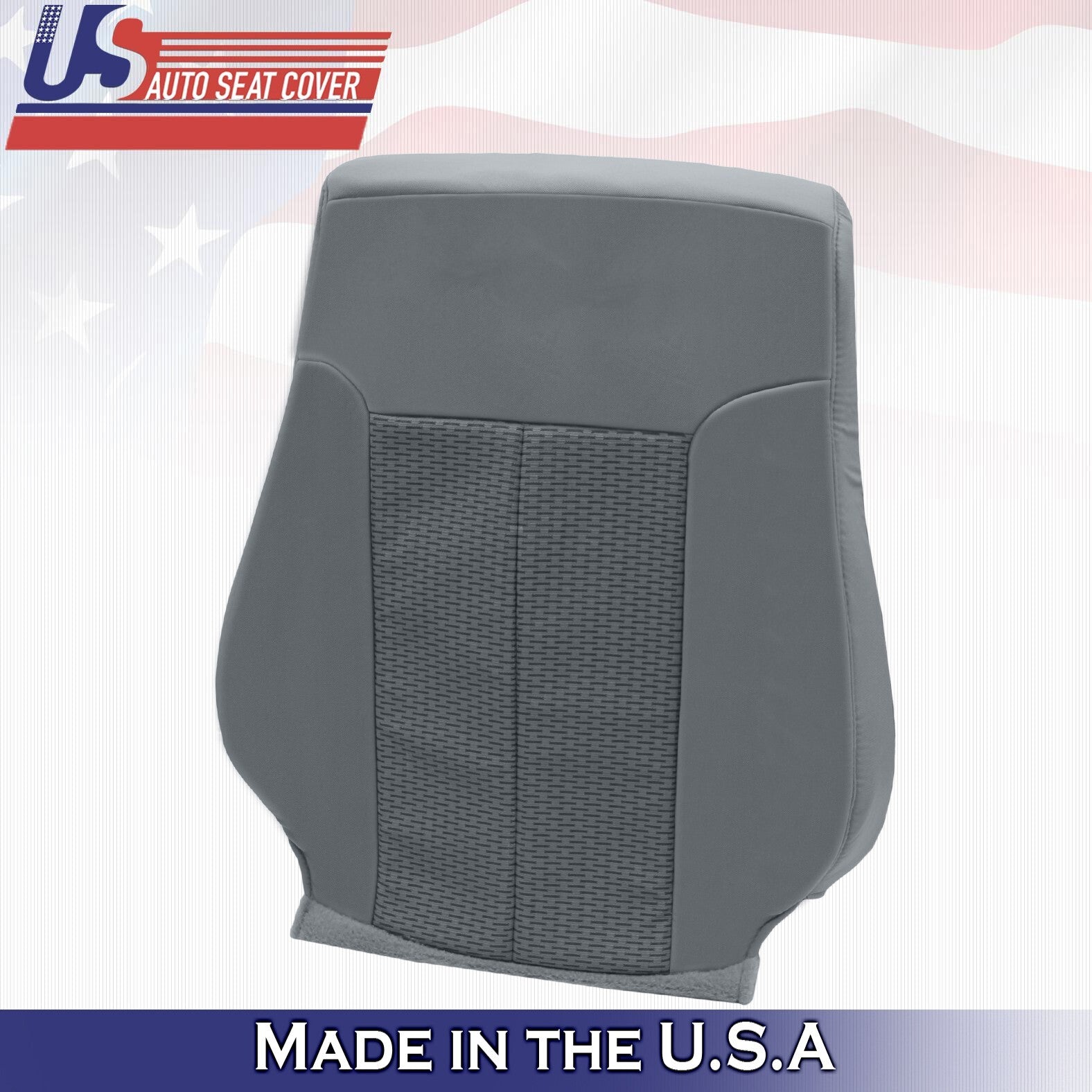 2014 2015 2016 For Ford F450 F550 XLT Passenger Top & Bottom Cloth Covers Gray