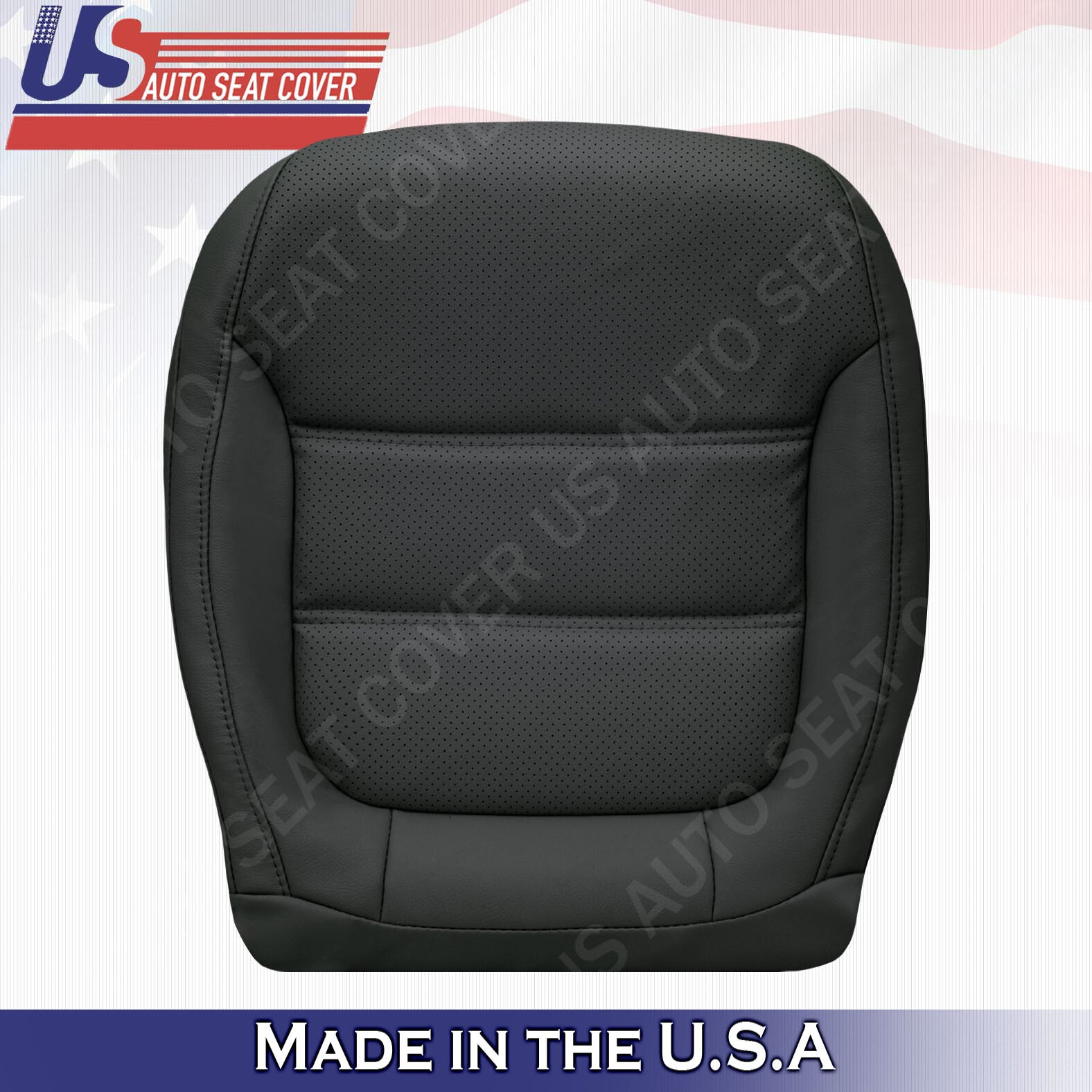 2011 - 2016 Volkswagen Jetta Driver Passenger Bottoms Leather Cover Black