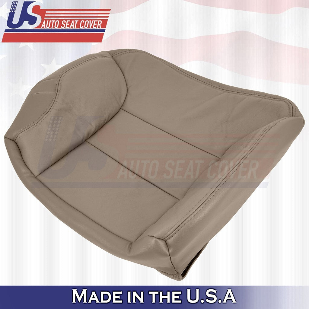 1995 to 1999 Fits GMC Suburban Yukon 2nd Row Passenger Bottom Leather Cover Tan