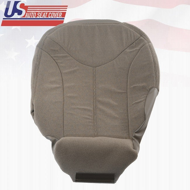 2000 - 2002 GMC Yukon SLE SLT - DRIVER BOTTOM FABRIC REPLACEMENT SEAT COVER TAN