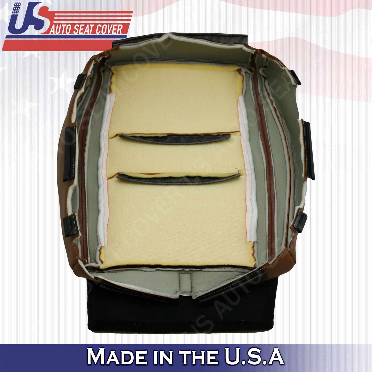 2015 To 2017 For Jeep Grand Cherokee Overland Driver Bottom Leather Cover Saddle