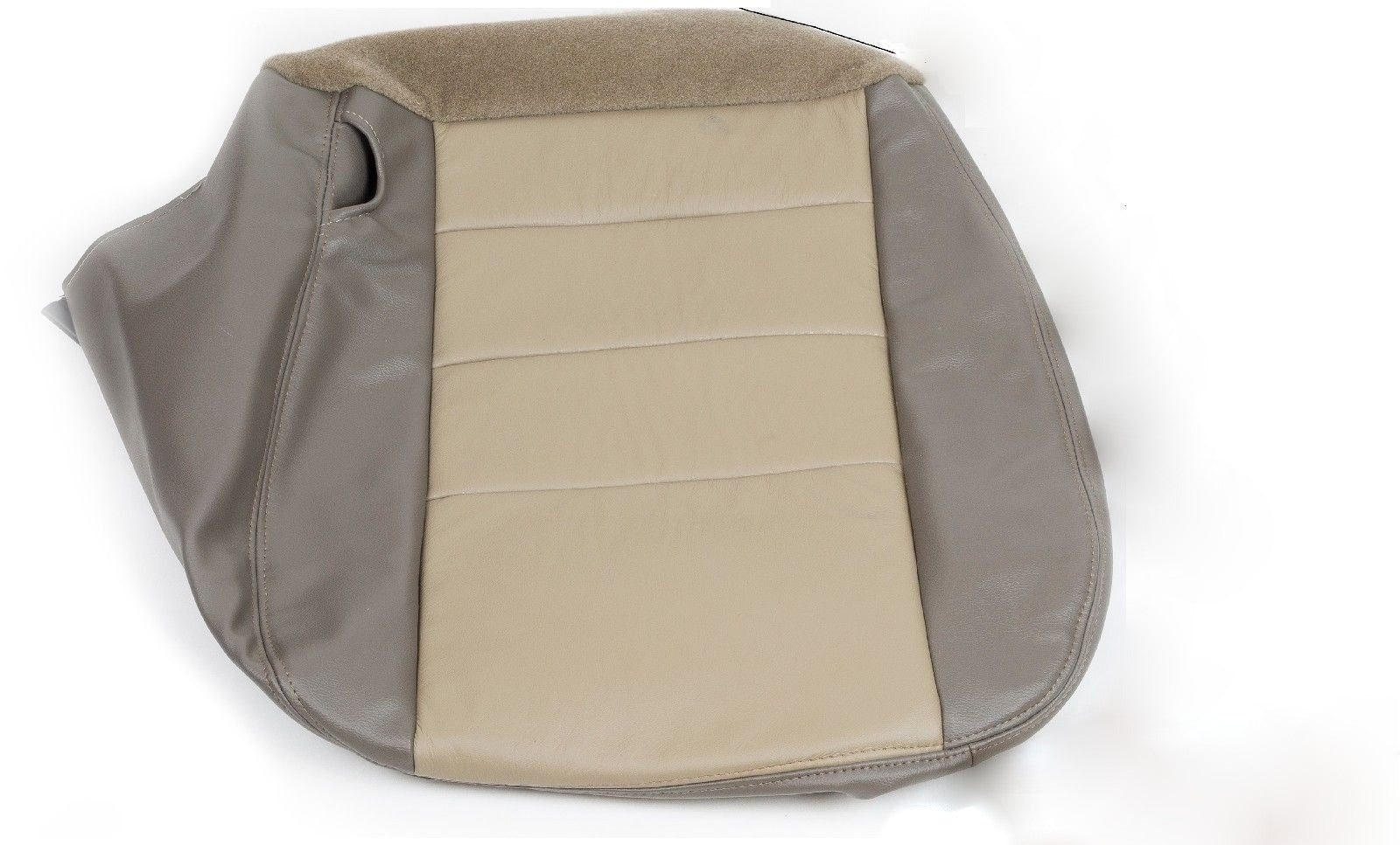 2002 to 2004 Fits Ford Excursion Eddie Bauer Driver Bottom Leather Cover 2 Tan