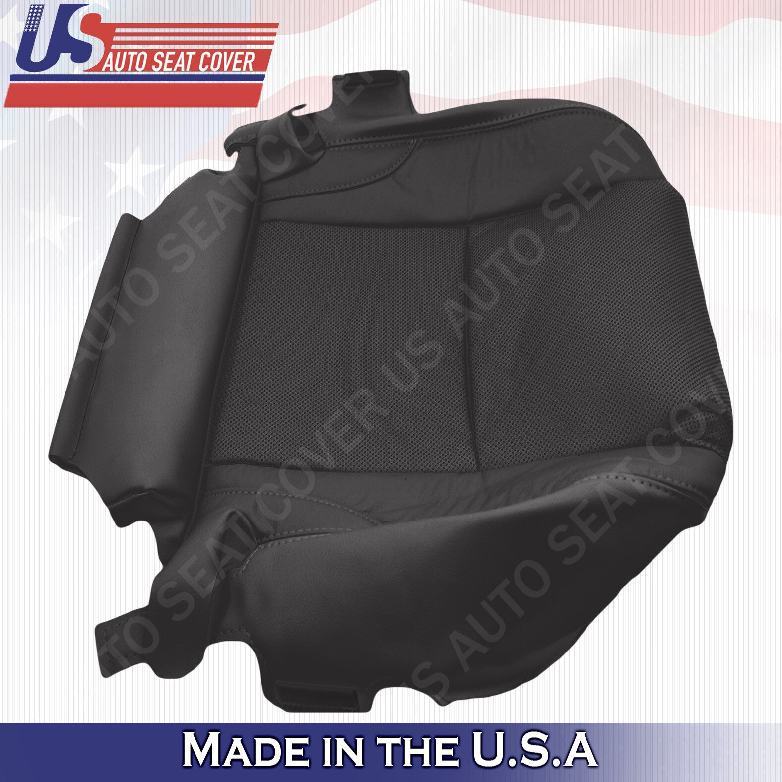 Fits 2011 Lexus IS250 IS350 Driver Side Bottom Seat Cover-Leather- Black