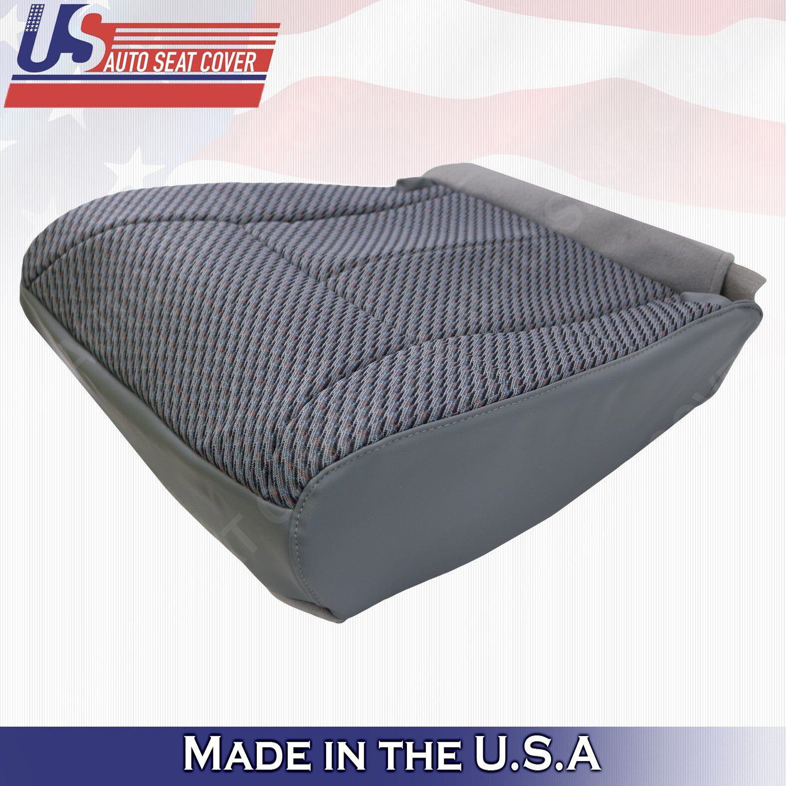 1998 - 2002 W/T Fits Dodge Ram Driver Front CLOTH Seat Replacement Covers Gray
