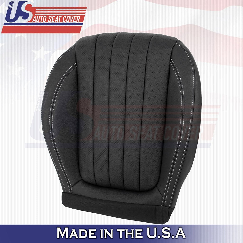 2017 to 2020 For Mercedes Benz E350 Passenger Bottom Synth Leather Cover Black