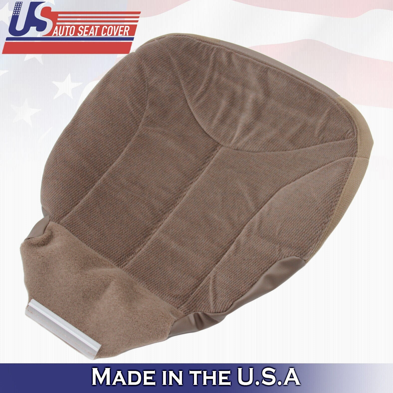 2000 2001 2002 Fits GMC Yukon Driver Side Bottom & Top Cloth Cover Med Oak Tan