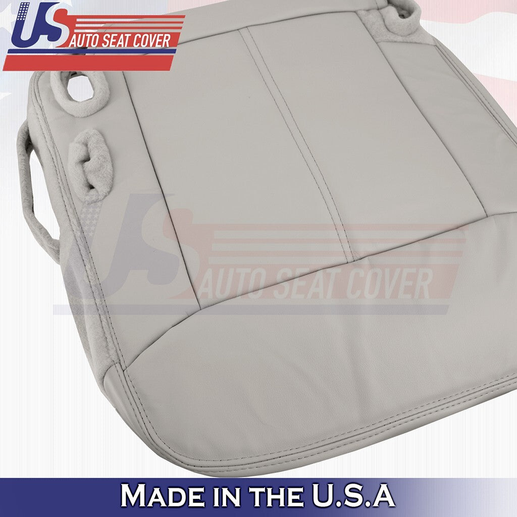 2003-2011 For Lincoln Town Car Driver Passenger Tops Bottoms Leather Cover Gray