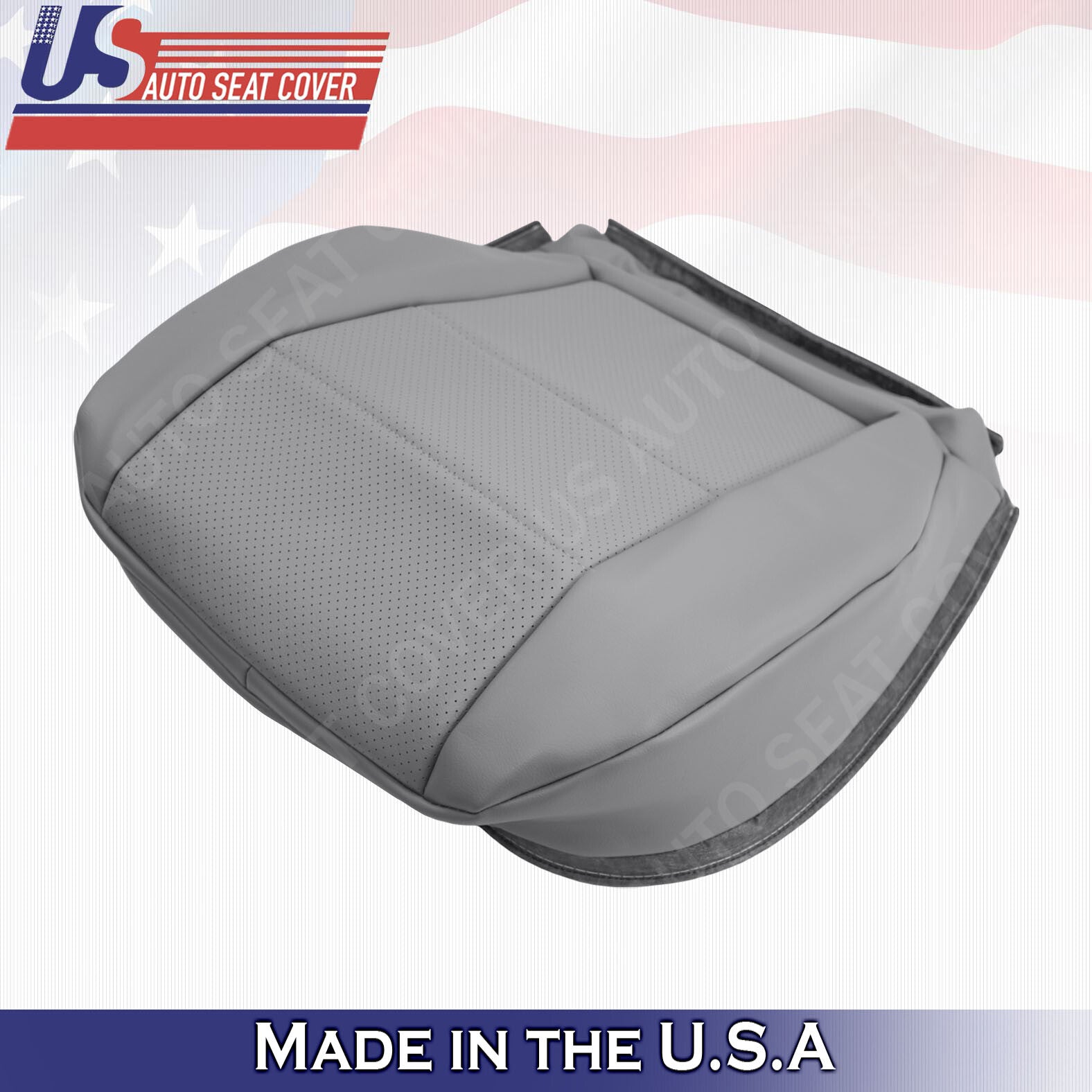 2008 to 2014 For Mercedes C Class Driver &passenger Bottom Leather Covers Gray