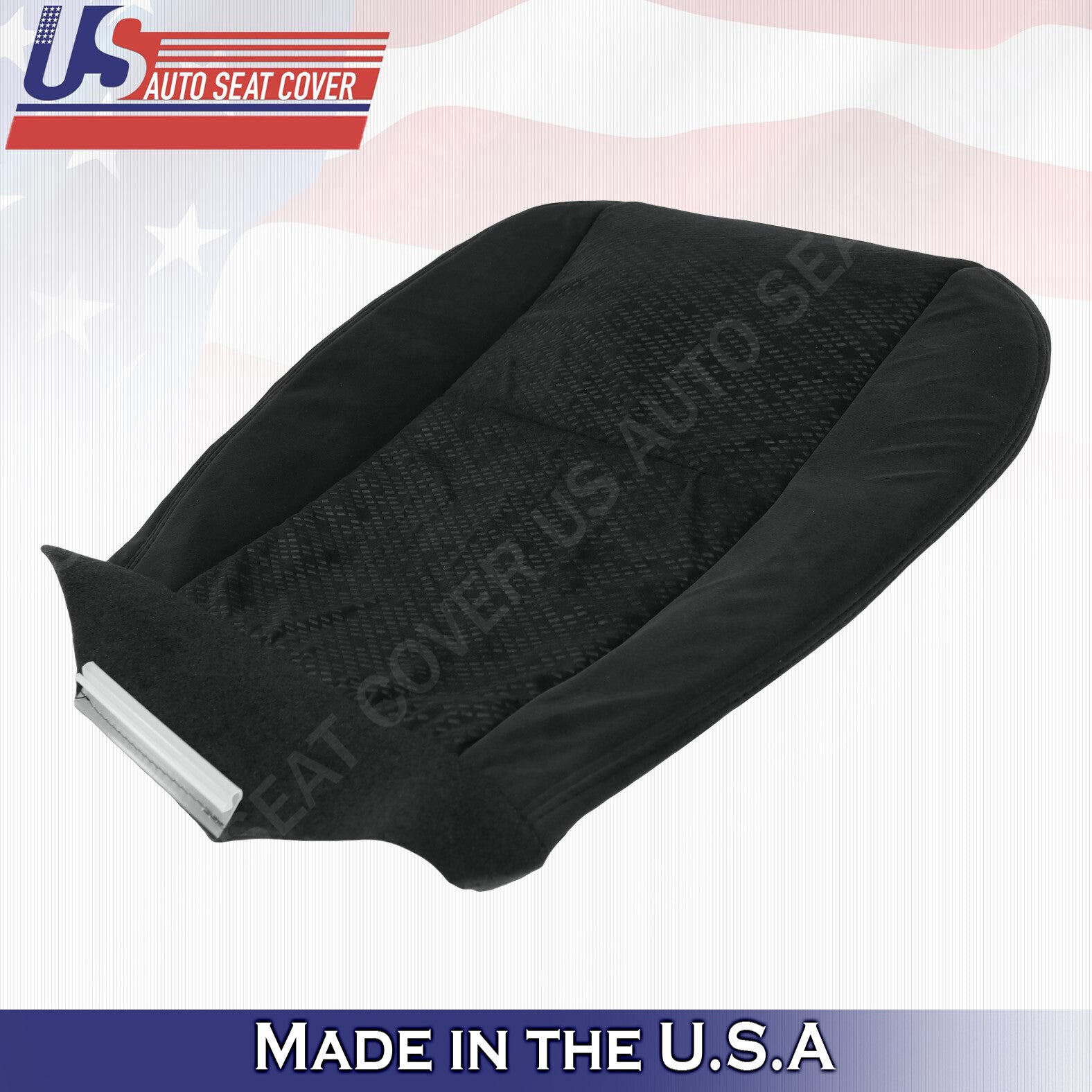2007 2008 Fits GMC Yukon Passenger Bottom Cloth Replacement Seat Cover Black
