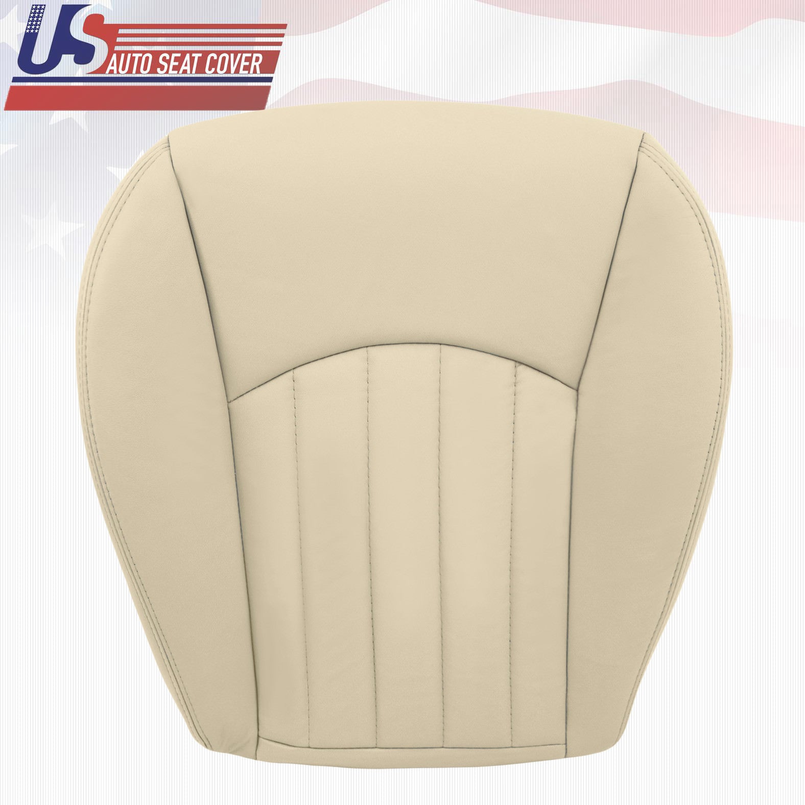 2002-2008 Jaguar X-Type Driver & Passenger Bottom (Vinyl) Seat Cover Light Tan
