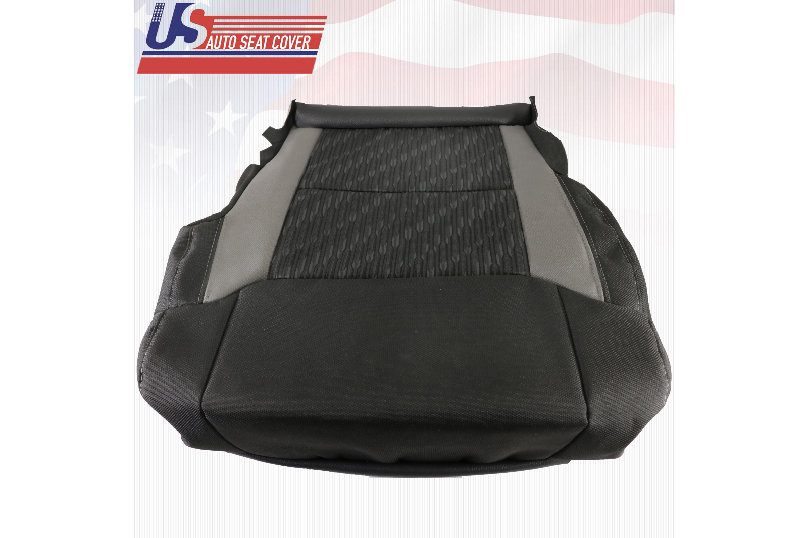 Fits 2014 to 2020 Toyota Tundra Front Passenger Bottom Cloth Seat Cover Black