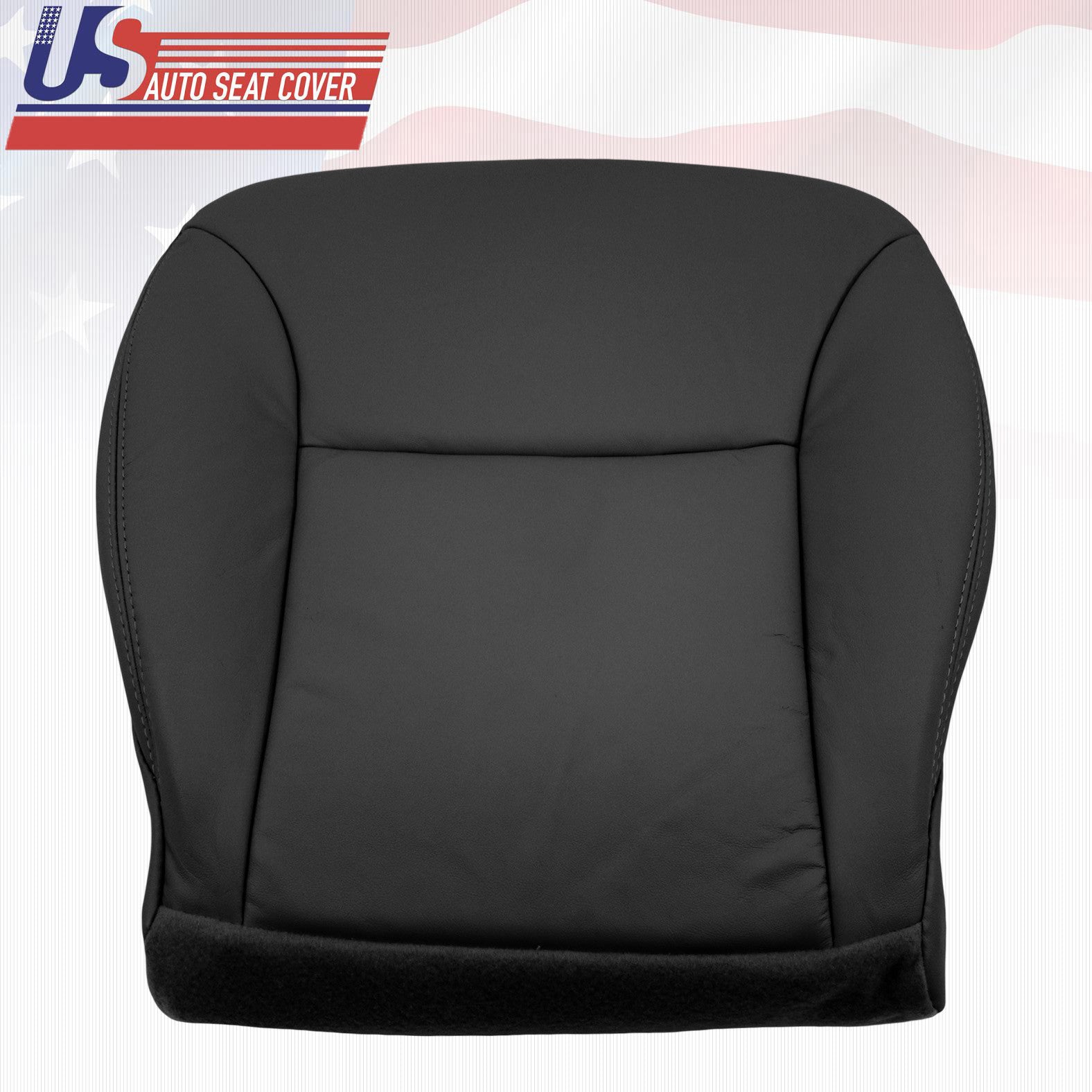 Fit 02 - 06 Lexus ES300 ES330 Driver Bottom Replacement Leather Seat Cover Black