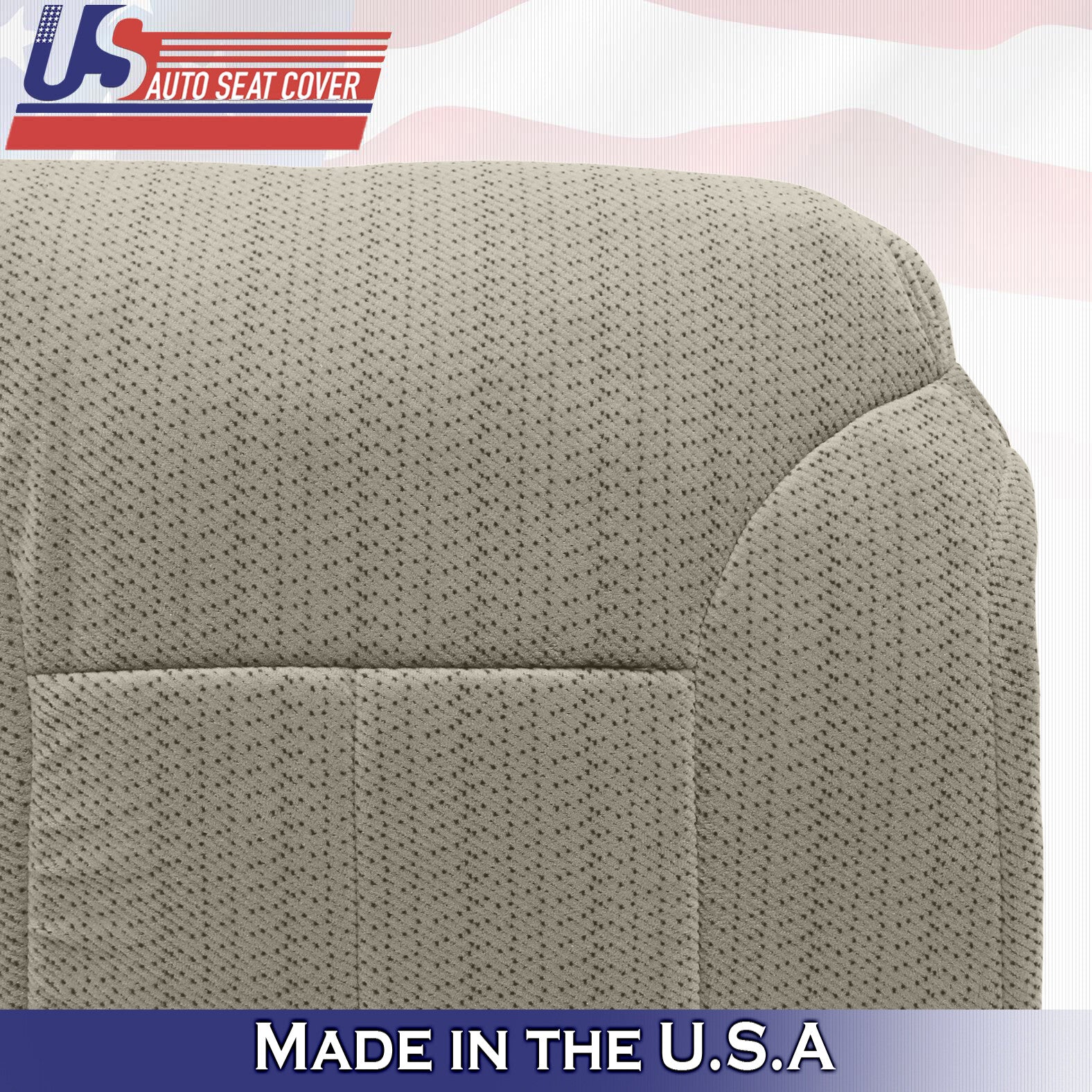 1995 to 1999 For GMC Yukon & Sierra Passenger Top Cloth Seat Cover in Tan