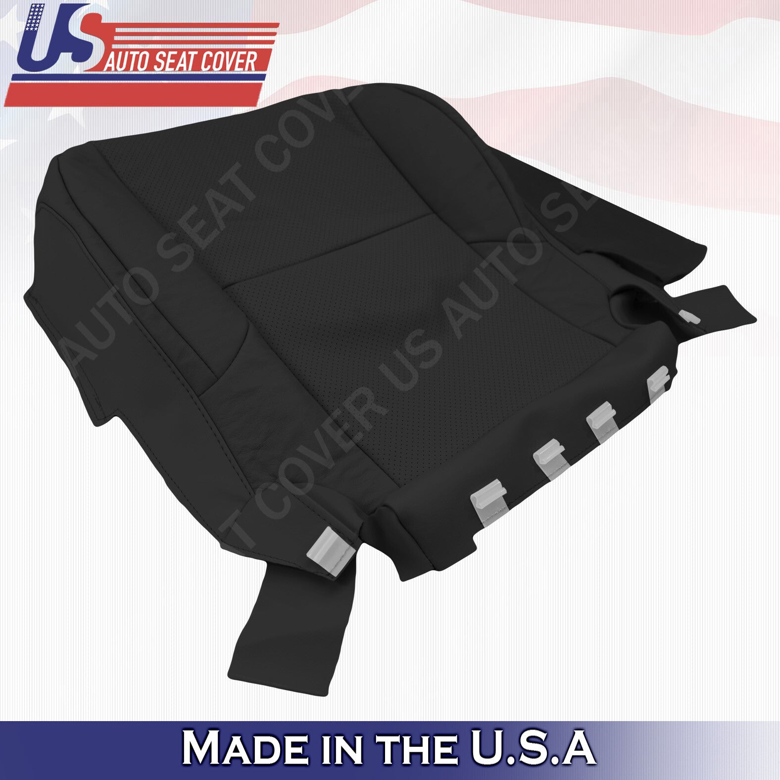 For 2010 - 2017 Lexus GX460 DRIVER Bottom Perforated Leather Replacement 'BLACK'