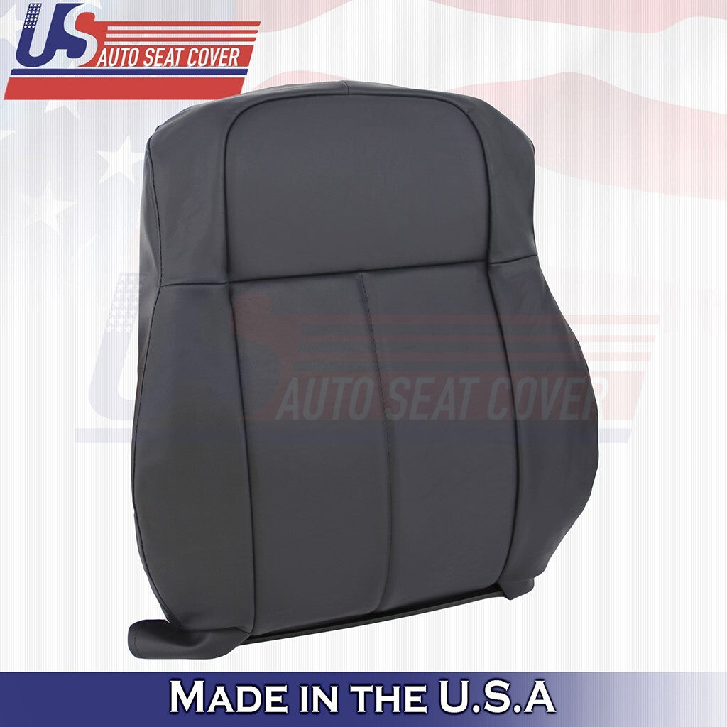 2005 2006 2007 For Chrysler 300C Limited Driver Top Bottom Leather Cover Black