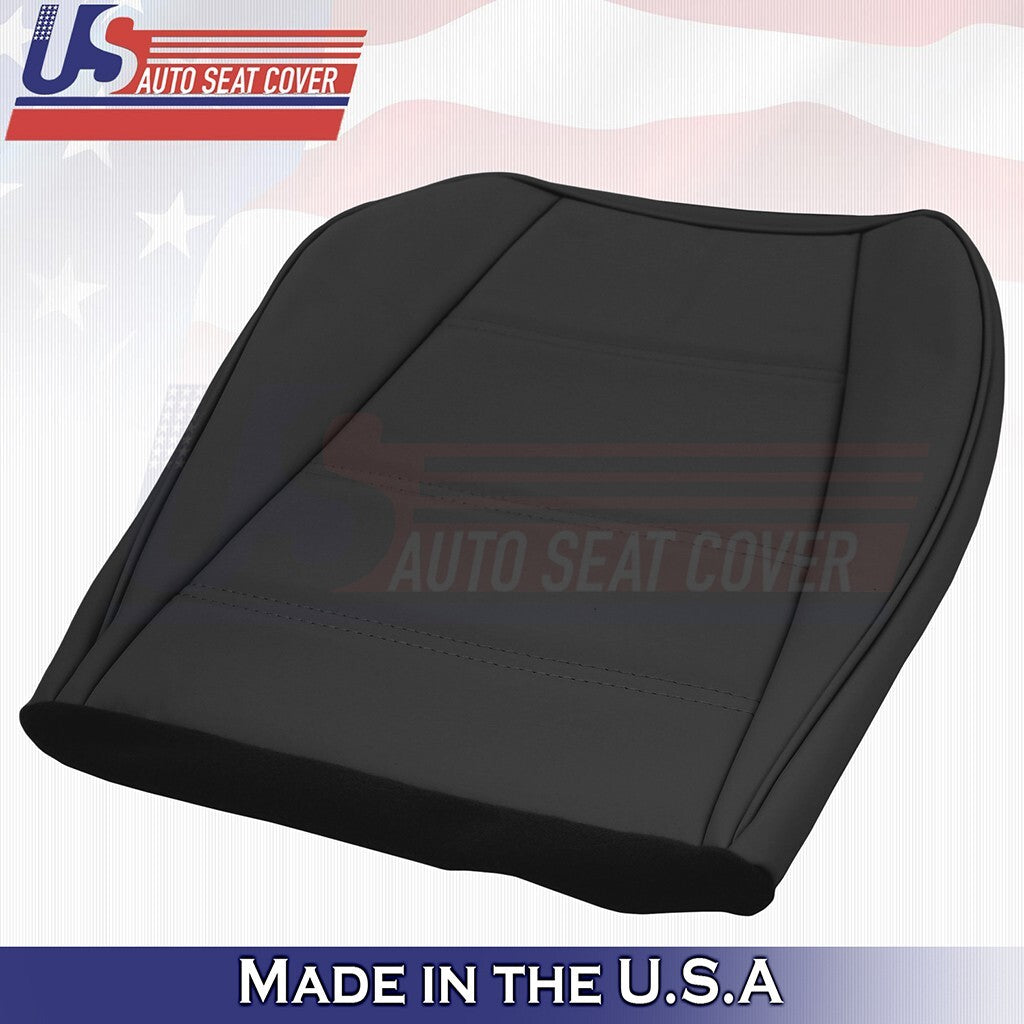 1999 to 2003 For Ford Mustang V6 Driver & Passenger Bottom Leather Covers Black