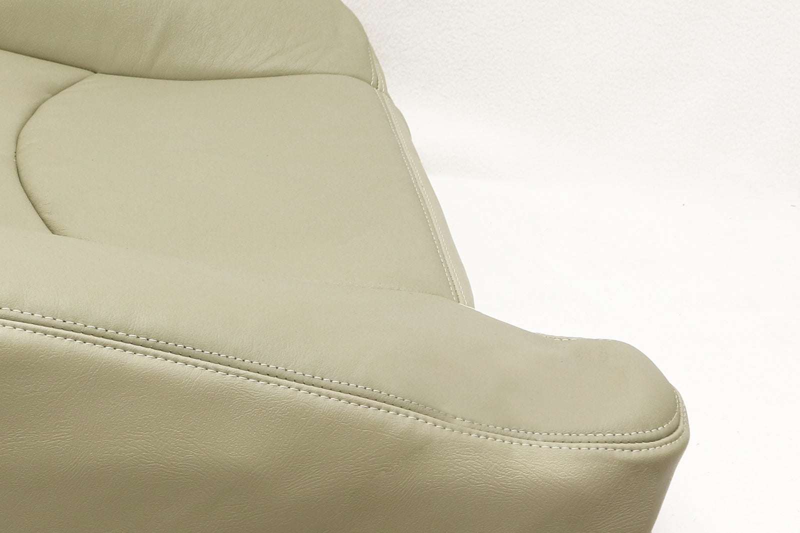2003 2004 Chevy Tahoe Suburban Yukon Driver Top Lean Back Leather Seat Cover Tan