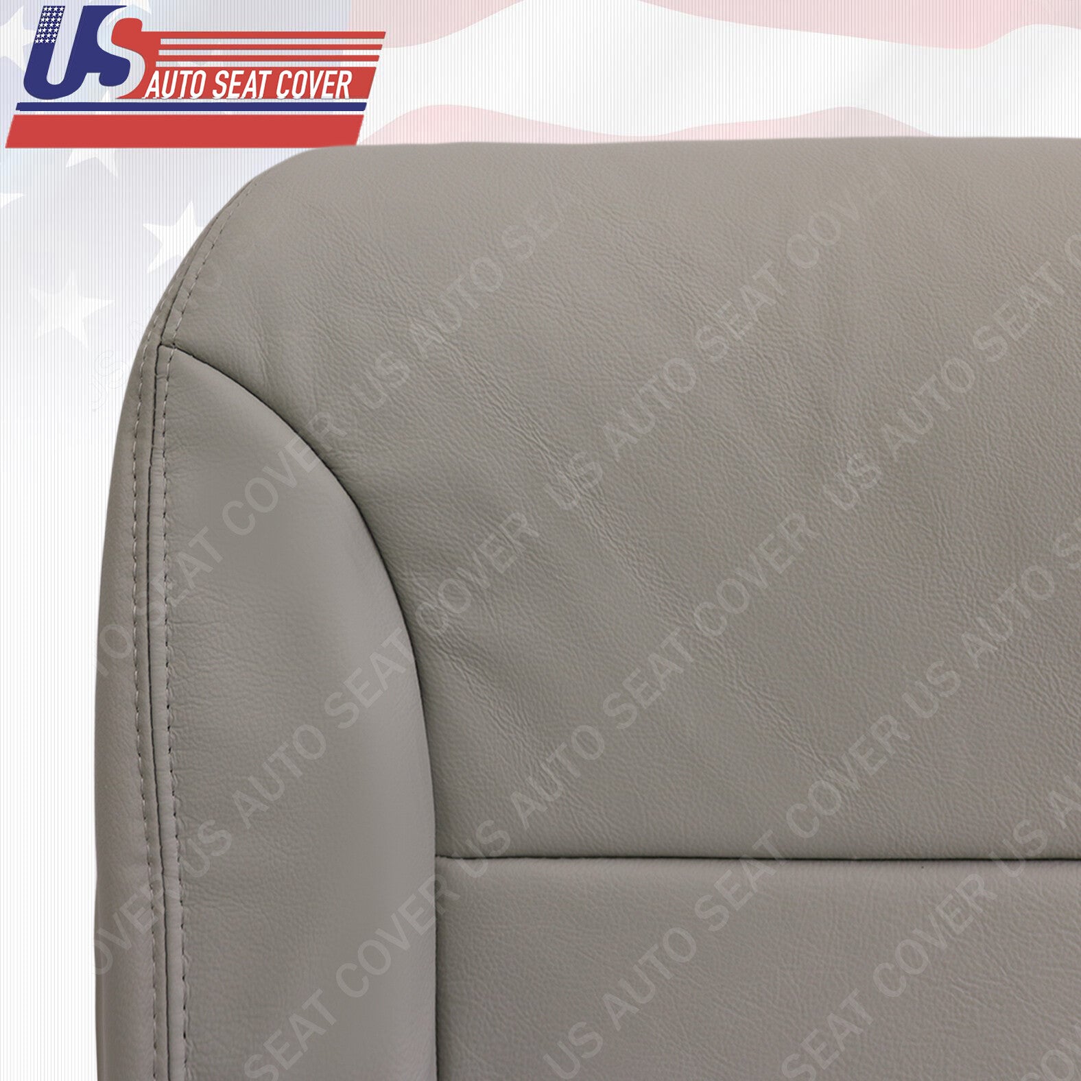 For 2005 - 2010 Honda Odyssey Van Front PASSENGER Bottom Leather Seat Cover GRAY