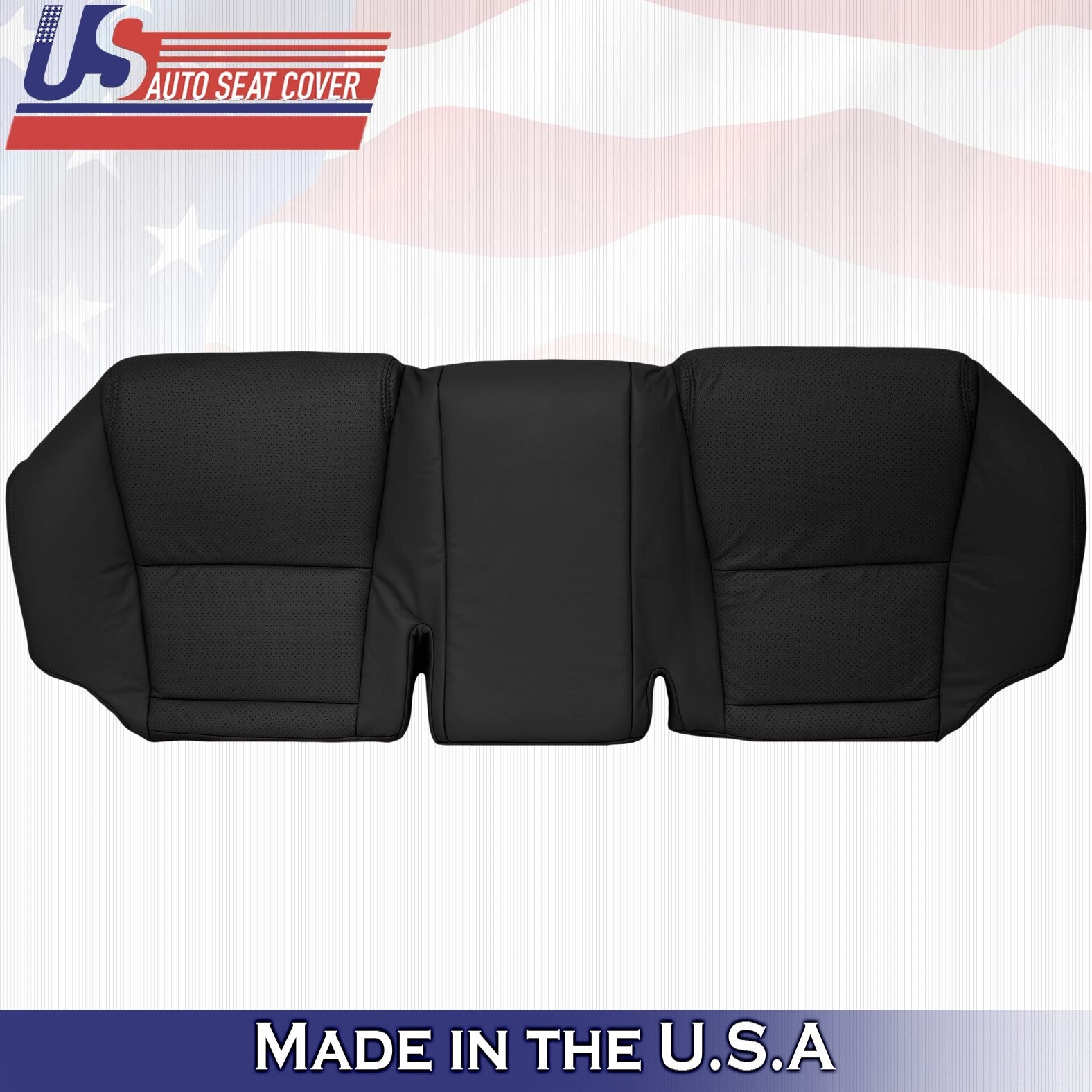 2011 For Lexus GS300 GS350 2nd Row Top & Bottom Perforated Leather Covers Black
