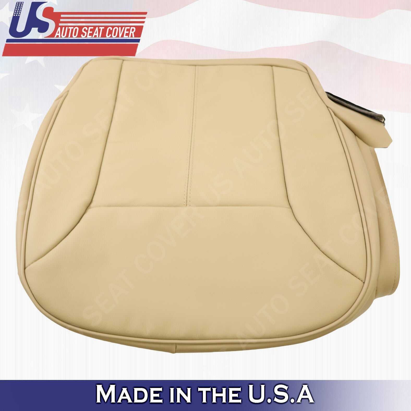 For 2010 2011 2012 Fit Mercedes Benz GL320 GL350 Driver Bottom Leather Cover Tan