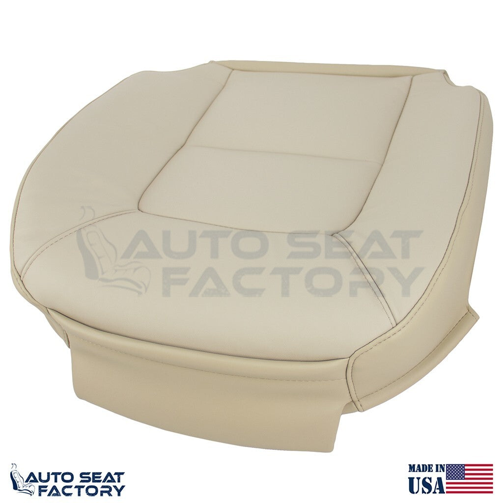 Replacement Fits 2007 - 2016 Volvo S80 PASSENGER Bottom Tan Vinyl Seat Cover